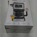 Chefman 12-Cup Programmable Coffee Maker, Electric Brewer, Auto Shut Off, Digital Display w/Auto-Brew Function, Anti-Drip Pot, Reusable Filter for Fresh Grounds, Square Stainless Steel, Glass Carafe