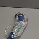 BEMIGO Christmas Kitchen Curtains, Blue Cute Snowman Farmhouse Swag Curtains, Snowflake Rod Pocket Window Valance for Kitchen, Bedroom 28" x 36",2 Panels