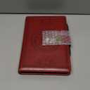 CAGIE Diary with Lock for Women and Men A5 Refillable 290 Lined Pages Locked Journal with Pen, Journal with Lock for Adults Travel Diary for Writing, 5.7'' X 8.3'', Dark Red