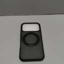 UMIONE 360 Rotatable Magnetic Ring Design for iPhone 17 Pro, Built-in Invisible Loop Stand, Compatible with Magsafe, Translucent Ultra Slim Military Grade Shockproof Case - Black