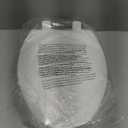 WSSROGY Toilet seat Elongated with Slow Close Hinges, Four Bumpers Never Loosen and Easily Remove, Two Sets of Parts, Plastic, White