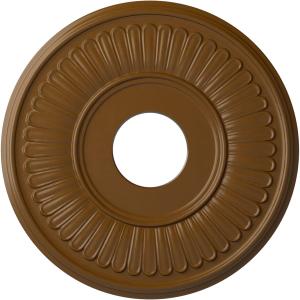 Ekena Millwork CM15BESTF 15 3/4"OD x 3 7/8"ID x 3/4"P Berkshire Ceiling Medallion, Smokey Topaz