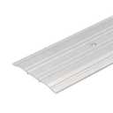 3.5" x 28" High Fluted Aluminum Threshold