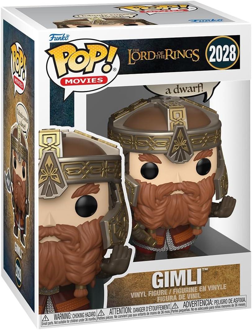 Funko Pop! Sayings: Lord of the Rings - Gimli - Lord of the Rings - Collectable Vinyl Figure - Gift Idea - Official Merchandise - Toys for Kids & Adults - TV Fans - Figure for Collectors and Display