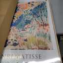 Large Framed Matisse Wall Art for Living room, 3 Piece Colorful Abstract Canvas Artwork for Walls, Retro Vintage Big Matisse Famous Landscape Paintings Prints Pictures for Hallway Home Office 24x36