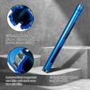 SALI Diamond Core Drill Bits 1 1/2" Diameter 10"/254mm Drilling Depth 5/8-11" Thread Core Bit Turbo Laser-Welded Segments for Cured Concrete with Brick, Block, Masonry, with Two Adapters