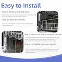 W11177741 Dishwasher Door Seal for Whirlpool Maytag KitchenAid Kenmore - Dishwashers Door Gasket Replaces W10300924 W10660528 W10300924V
