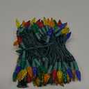 Joiedomi C6 LED Christmas String Lights,150 Count Strawberry Christmas Trees Lights, 50.6FT Connectable Multicolor for Indoor Outdoor Holiday Party Decor,Green Wire