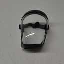 Super Protective Face Shield,Anti Fog Mask,Adult Clear Face Shield,Plastic Face Mask Black