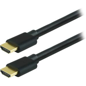 GE HDMI Cable, High Speed, Ethernet, 12 Foot HDMI, 4K Ultra HD, Full HD 1080P, Works with HDTV, Cable, Game Consoles, Blu Ray, and More, Gold Plated Connectors, Black, 33575