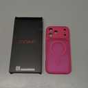 CANSHN Magnetic Compatible with iPhone 17 Pro Max Case, Upgraded [Full Camera Protection] [Compatible with Magsafe] [Translucent Matte] Shockproof Protective Phone Cover 6.9 Inch - Hot Pink