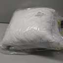 16x16 Decorative Throw Pillow Inserts-Down Feather Pillow Inserts-Square-Cotton Fabric-Set of 2-White.