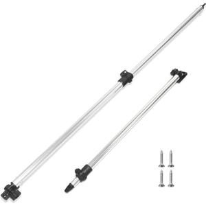 Adjustable Bimini Top Rear Support Poles Bimini Top Replacement Parts Fit Most Types of 3 Bow 4 Bow Bimini Top,Marine Grade Aluminum Extension Top Poles