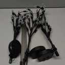 4 Pcs Christmas Solar Pathway Lights Outdoor Decorations 28" Christmas Stake Light Yard Waterproof 8 Modes 80 LEDs Pine Cones Tree for Walkway Path Garden Patio Decor(Warm Color)