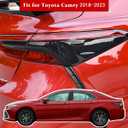 Tail Light Lamp Cover Guard Trim 4Pcs for Camry 2024 2023 2022 2021 2020 2019 2018 Tail Light Frame Bezels Decoration Protector Accessories