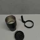 ALOUFEA 20 oz Insulated Coffee Mug Tumbler with Handle, Stainless Steel Travel Mug Tumbler with Lid and Straw,Double Wall Vacuum Leak Proof Ice Coffee Thermal Cup, Black