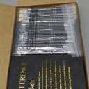 Colarr 40 Pcs Christmas Employee Appreciation Gifts Bulk Inspirational Notebook A6 PU Leather Journal Motivational Pen Thank You Gift for Staff Team Coworker Teacher(Black,Difference Maker)