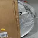 USHOWER Brushed Nickel Oval Bathroom Mirror 24x36 Inch