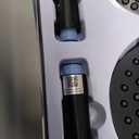 MakeFit Dual Filtered Rain Shower Head Combo, High Pressure Handheld Shower Head with Adjustable Bar - Rainfall Shower Head And Showerhead with Filter for Hard Water - Removes Chlorine (8 Inch Filtered, Matte Black)