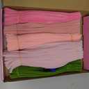 500 Pcs Thick Pipe Cleaners for DIY Flowers & Crafts 5 Colors Chenille Stems with Glue Guns & Tape Measure Perfect for Family Fun & Creativity, Holiday & Room Decorations (Pink, 12in x 8mm)