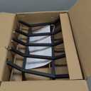 Mr IRONSTONE Fireplace Grate Fireplace Log Holder Solid Steel Heavy Duty Firewood Log Burning Rack Fire Grates for Outdoor Kindling Tools Pit Indoor Wrought Iron Wood Stove 17 inch