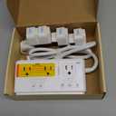 220V to 110V Voltage Converter, TESSAN Universal Travel Adapter with 4 USB Charger (1 USB C), 3 AC Sockets and EU/UK/AU/IT Plug Power Adaptor, Step Down Transformer Outlet Converters for International