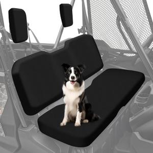 UTV Seat Covers Compatible with Pioneer 1000 1000-5(Front Seat), Pioneer 1000-6 2016-2025, Water-Repellent Pioneer Seat Cover, Black