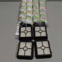 for Bissell CrossWave Pet Pro 2306A CrossWave 1785 Series Replacement Parts 4 Pack 2460 Multi-Surface Pet Pro Cleaner Brush Rolls Tangle-Free+4 Pack 1866 Vacuum Filters Part 1613568 1608684