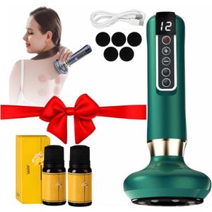 cc&dd outdoors Advanced Cordless Cellulite Massager  Rechargeable, 12 Intensity Levels, Full-Body Massage for Smooth, Firm Skin(Green)