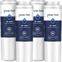 GLACIER FRESH UKF8001 Compatible with Whirlpool Refrigerator Water Filter 4, EDR4RXD1, EveryDrop Filter 4, 4396395, Maytag UKF8001, UKF8001AXX, WHR4RXD1, KAD4RXD1, 46-9006, Puriclean II, Pack of 4