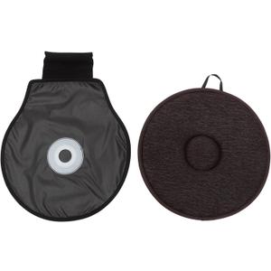 360degree Rotating Cushion for Car Swivel Seat Pad Comfortable and Breathable for Elderly Pregnant Women and Mobility Users Portable Car Seat Cushion Great for Home and Travel (42x37x3cm, Coffee)