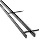 GBC Binding Spines, 25 Pack, Reclosable, 2" Depth, 4 Pin Spines, 200 Sheet Capacity, VeloBind, Black (9741630)