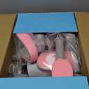 WETIFY Colorful Lighting Baby Balance Bike Toys for 1 Year Old Girl Gifts, 10-36 Month Toddler Balance Bike, No Pedal 4 Silence Wheels & Soft Seat First Bike, One Year Old Girl Birthday Gifts (Pink)