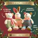 Furry Tales Bailey Bunny  Soft Corduroy Plush Stuffed Animal for Toddlers & Kids  Cute Cuddly Bunny Toy Perfect Christmas for Kids and Grandkids  14 Inches (Green)