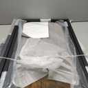 Huuger Computer Desk, 48 Inch Office Desk, Gaming Desk with Storage, Writing Desk Work Desk for Home Office, Study, Modern Simple Desk, Large Legroom, Metal Frame, Rustic Brown