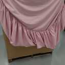 Dust-Proof Bed Cover for Extra Thick Mattresses, Pink, 36×72