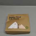 KeaBabies 2-Pack Organic Crib Sheets for Boys, Girls - 52x28 Fitted Crib Mattress Sheet Neutral, Breathable Jersey Cotton Cover for Baby Bed, Toddler Mattress, Soft & Cute Prints (Butterflies)