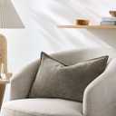 Livabliss Karling630042 Accent Pillow, 20" L x 20" W, Grey