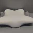 Cervical Neck Pillow - Cooling Ergonomic Neck Support Pillow for Sleeping, Orthopedic Contour Memory Foam Pillows for Side, Back & Stomach Sleepers with Pillowcase (Grey)