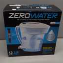 ZeroWater 12-Cup Ready-Pour 5-Stage Water Filter Pitcher 0 TDS for Improved Tap Water Taste - IAPMO Certified to Reduce Lead, Chromium, and PFOA/PFOS