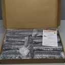 Flameless LED Candles with Timer 9 Pc Flickering Flameless Candles for Romantic Ambiance and Home Decoration Stable Acrylic Shell,with Embedded Star String,Battery Operated CandlesBlack