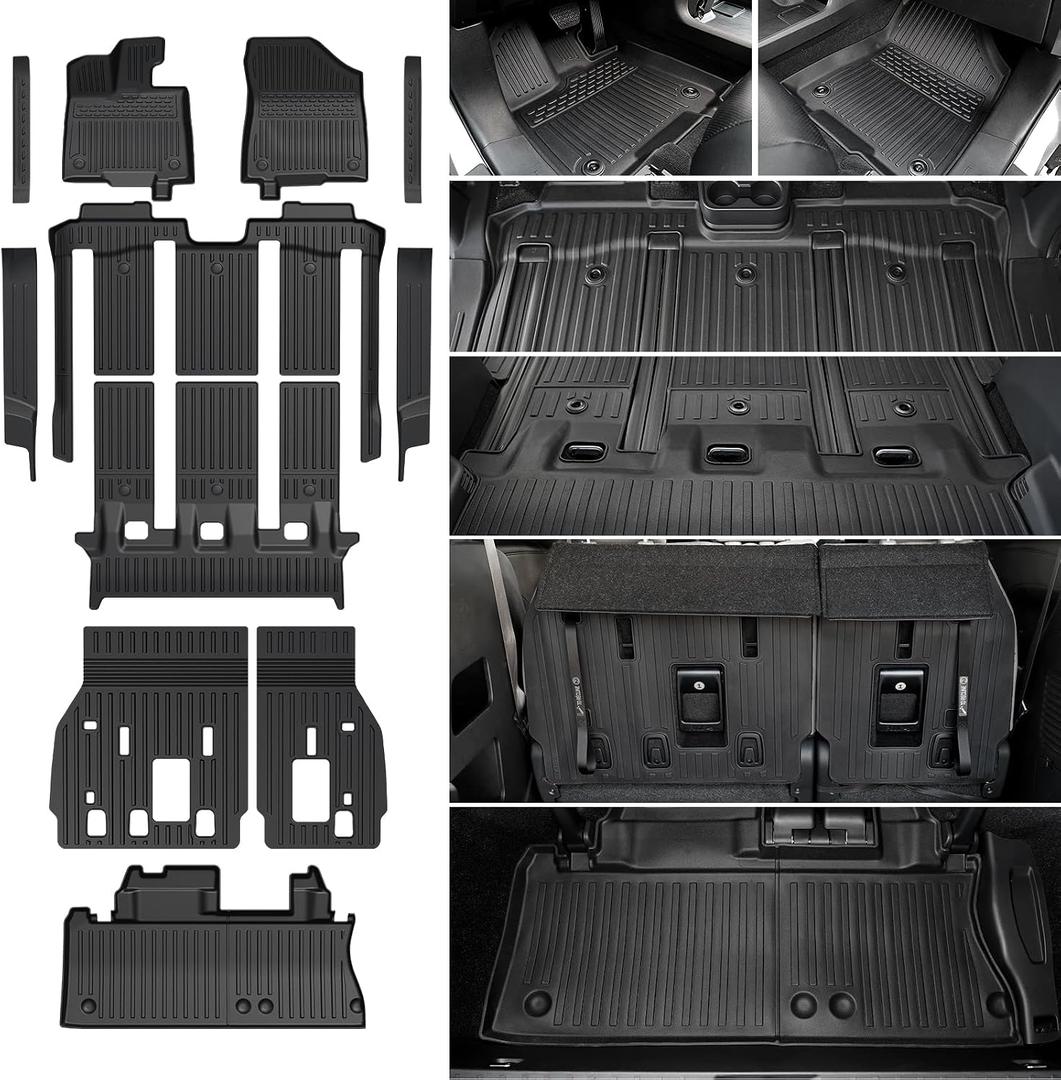 Floor Mats For 2021-2026 Toyota Sienna 7 Seats