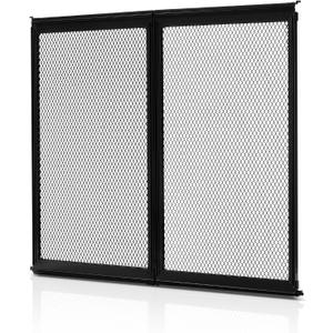 VEVOR RV Screen Door Protector, 22.5 x 20 inch Door Grille, Easy to Install and Disassemble, Reinforced Breathable Protective Mesh, Aluminum Alloy Camper RV Entry Protector for Pet Protection, Black