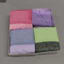 Bulinlulu Bamboo Viscose Diabetic Socks with Grippers for Men Women -6 Pairs Non Binding Ankle Slipper Socks  (Large, Purple/Green/Orange Red/Pale Purple/Black/White)