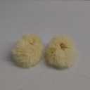 Lina & Lily Women's Winter Wrist Cuffs Warmers Faux Fur Fluffy (Light Yellow)