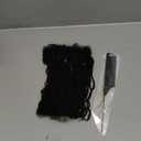 ADIASAI 0.2cm Width 14 Inch 10 Strands 100% Human Hair Dreadlock Extensions for Men Women Kids Full Handmade Human Hair Loc Extensions Permanent Dread Extensions with Needle and Comb