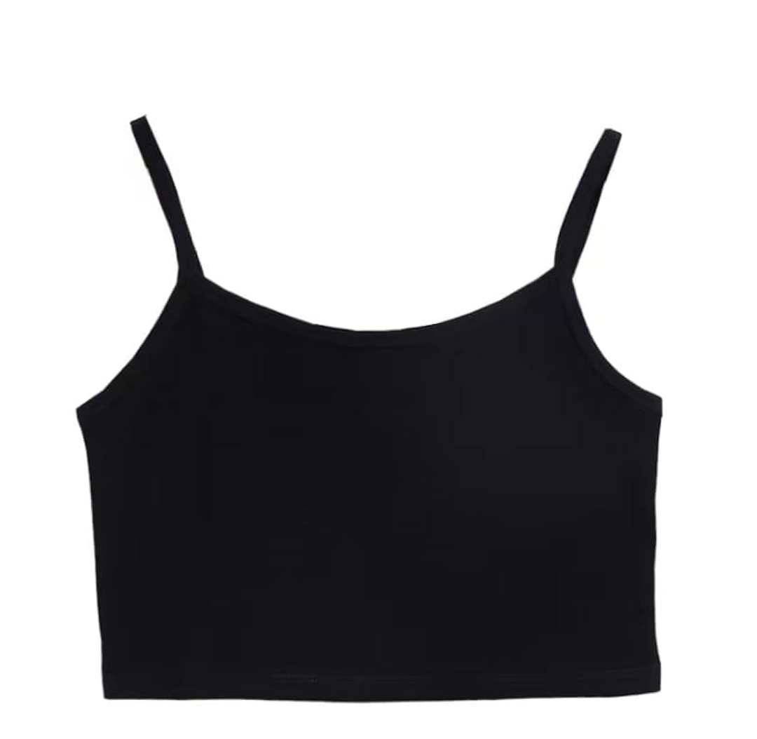Women Body Shapewear Camisole Workout Tank Top Corset Black Medium