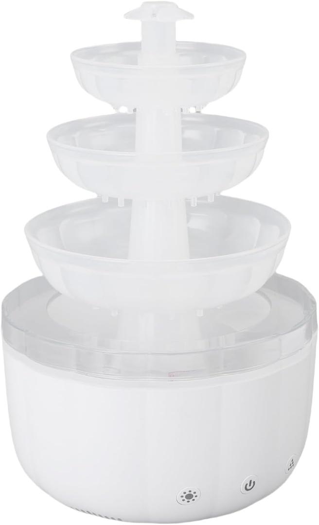 500ml Fountain Humidifier Prevent Dry Burning 5h Multifunctional Air Humidifier for Bedroom Living Room, Quiet Essential Oil Diffuser Essential Oil Diffuser