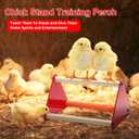 Chick Feeder and Waterer Set, 7-Piece Chick Supply with Feeder, Chick Waterer and Chick Perch, Chick Starter Kit for Small Poultry Ducks Quail