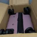 Travelers Club Chicago Plus Hardside Luggage, Mauve, 20" Carry-On